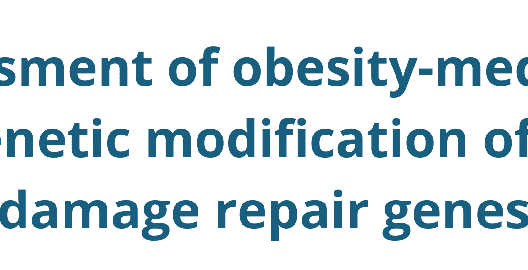 Assessment of obesity-mediated epigenetic modification of DNA damage repair genes