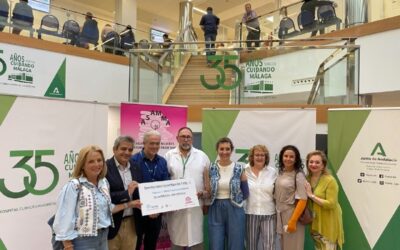 IBIMA Plataforma BIONAND recibe en el Hospital Clínico por parte de la asociación ASAMMA una donación de 7.000 euros para una investigación genética relacionada con el cáncer de mama metastásico