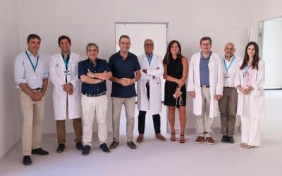 El delegado de Salud y Consumo visita las obras de adecuación del Hospital Civil para la nueva Unidad de Investigación de Fase II-III